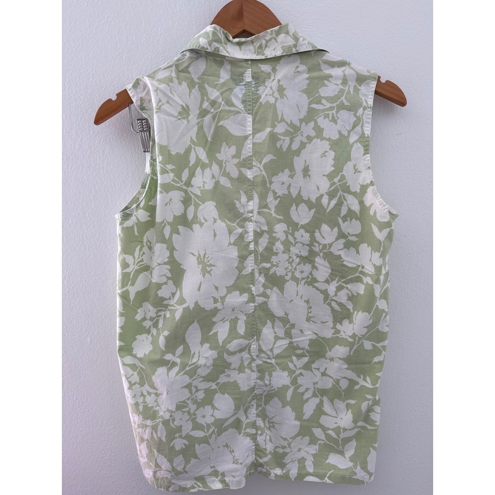 The Tropical Lifestyle Women's Sleeveless Shirt Size Med 100% Pure Cotton Tank - Picture 4 of 4